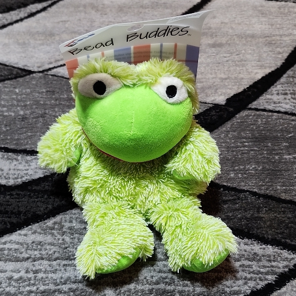 BEAD BUDDIES HOT & COLD WEIGHTED AROMATHERAPY PLUSH FROG